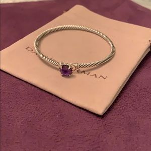 David Yurman Chatelaine Bracelet with Amethyst